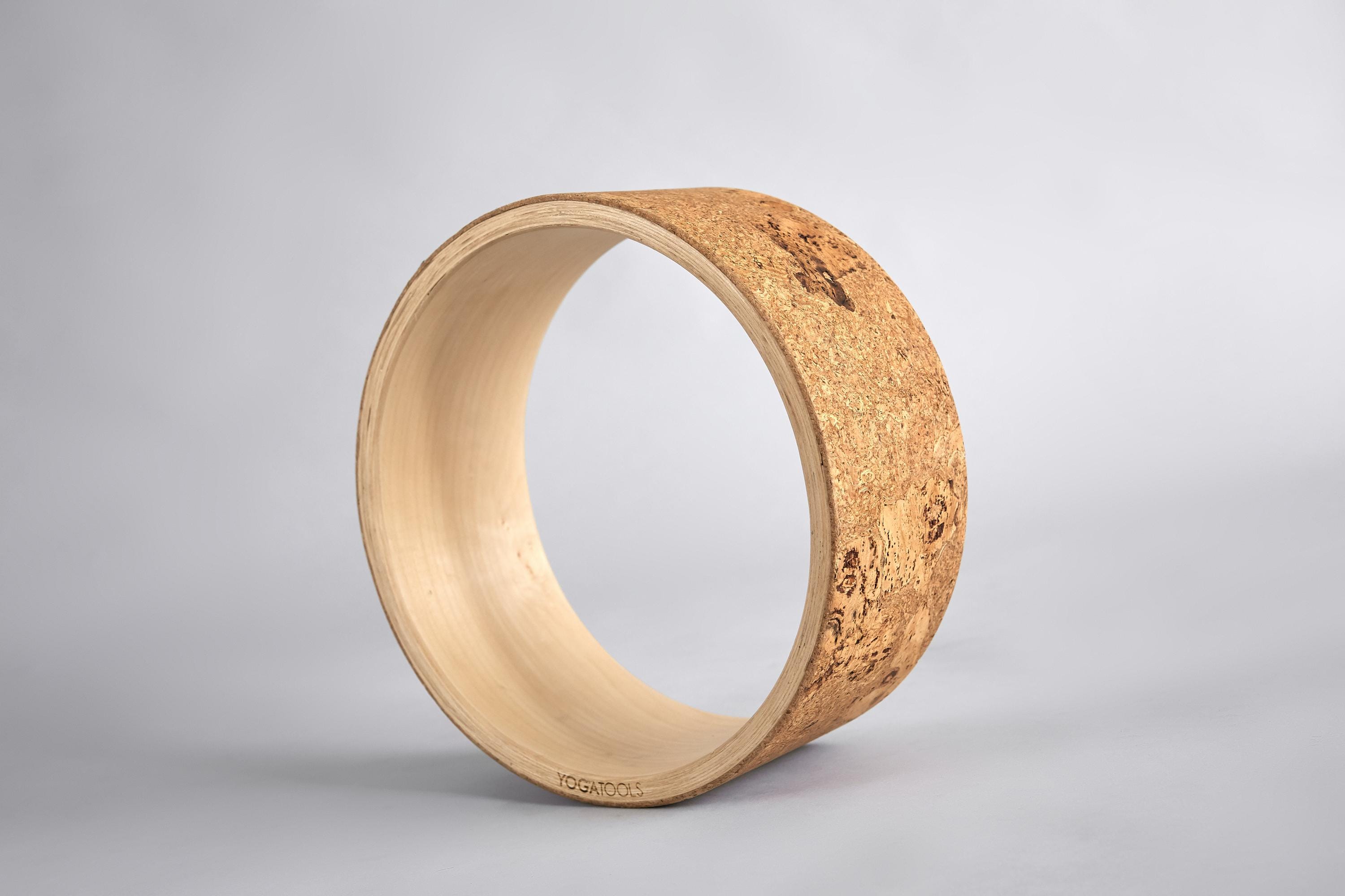 Yoga Wheel Wooden cork, 32 cm (12"), eco yoga