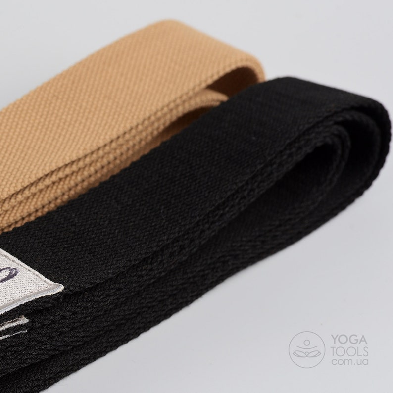 Yoga belt Baddha 2-3m, cotton, eco, yoga strap, Yogatools, Ukraine image 2