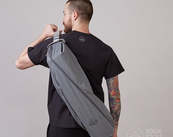Bolsa de algodón para esterilla de yoga Ninja, hecha a mano, bolsa de yoga, esterilla de yoga, porta esterilla, Yogatools, Ucrania (bolsa para esterilla de yoga)