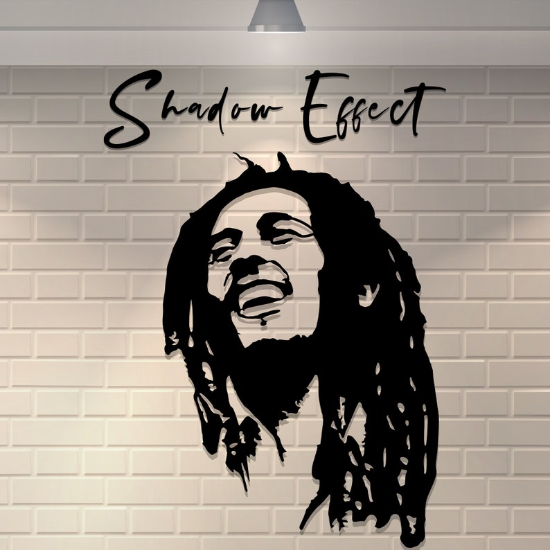 Bob Marley Metal Wall Decor Music Art Wall Hangings Men Man Etsy