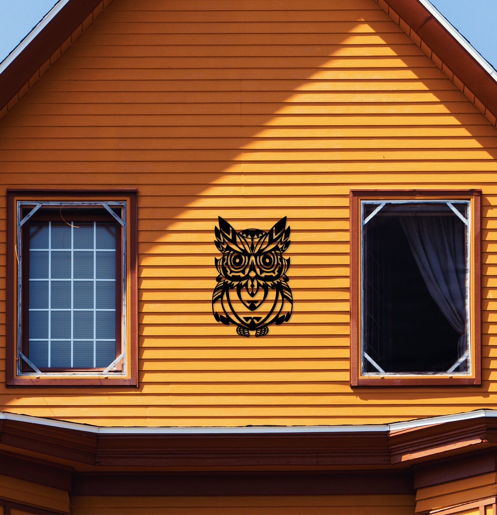 Metal Owl for Garden Wall Outdoor Decor Owl Wall Art Etsy UK