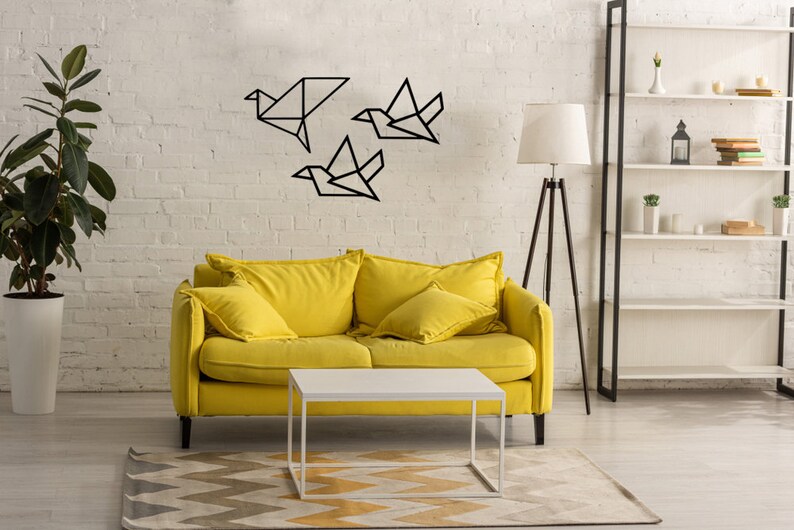 Flying Birds Bird Metal Wall Art Metal Wall Decor Metal Etsy