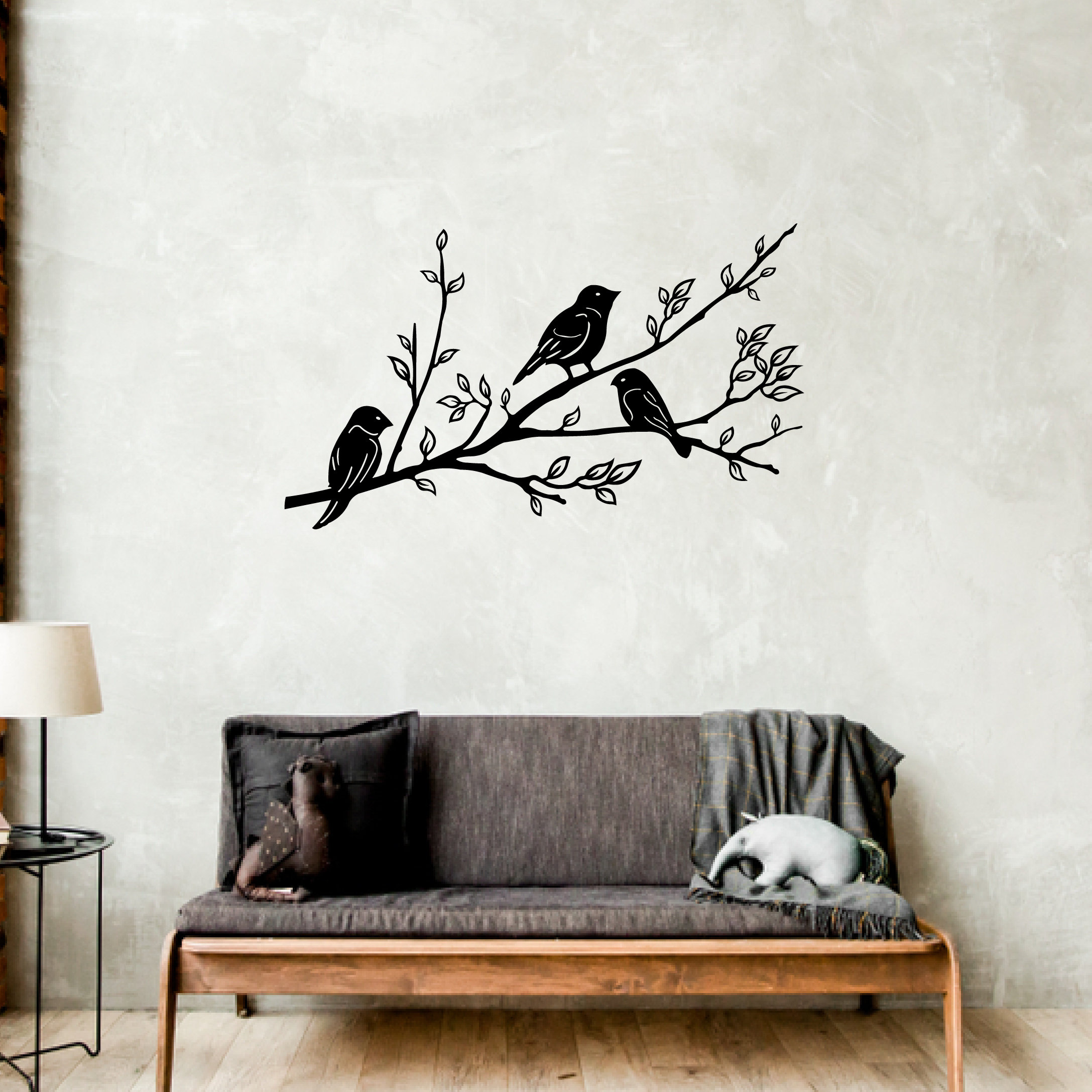 Birds on the Branch Metal Wall Art Home Wall Decor Birds in Etsy