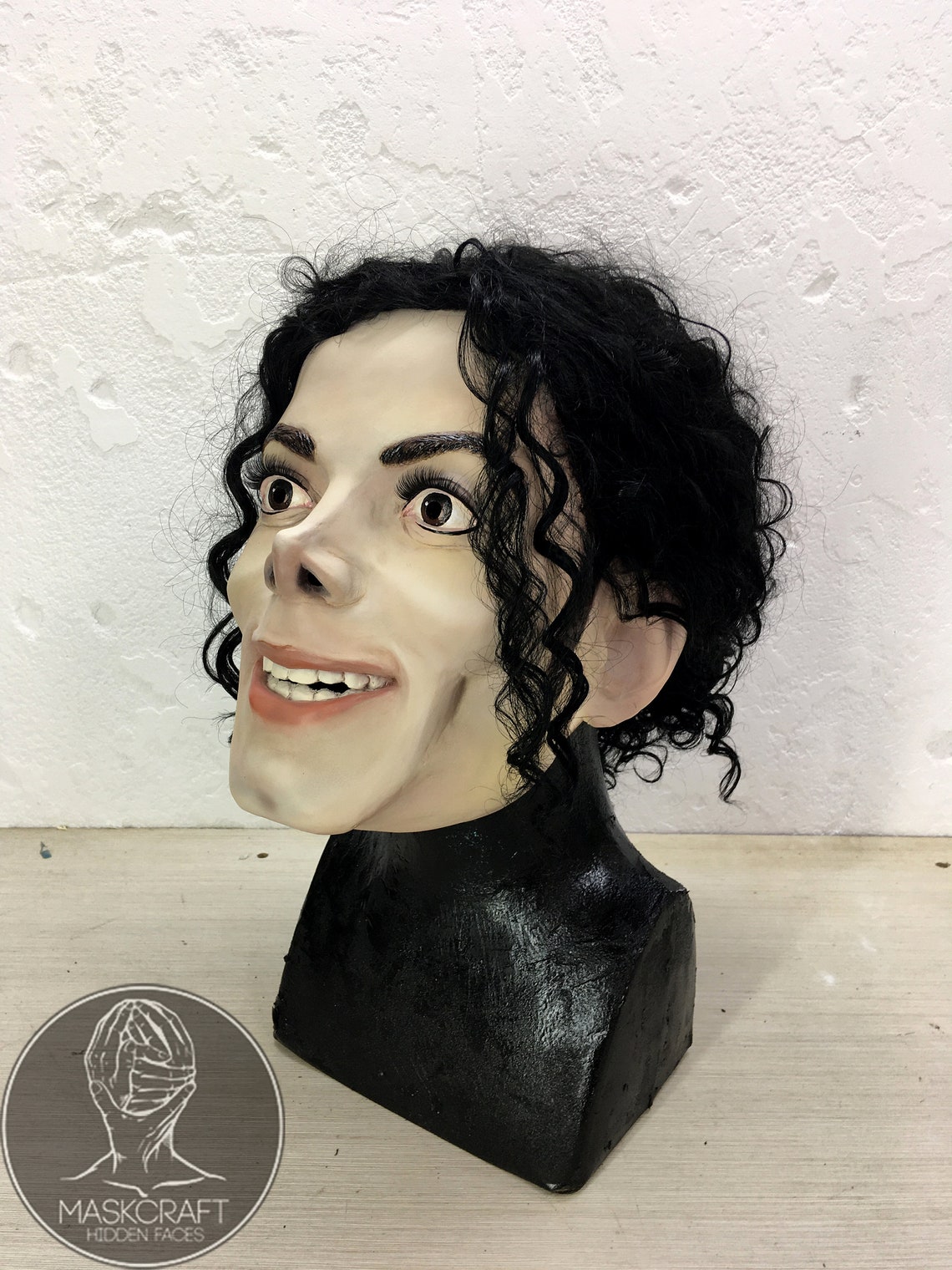 Michael Jackson mask by Maskcraft Etsy