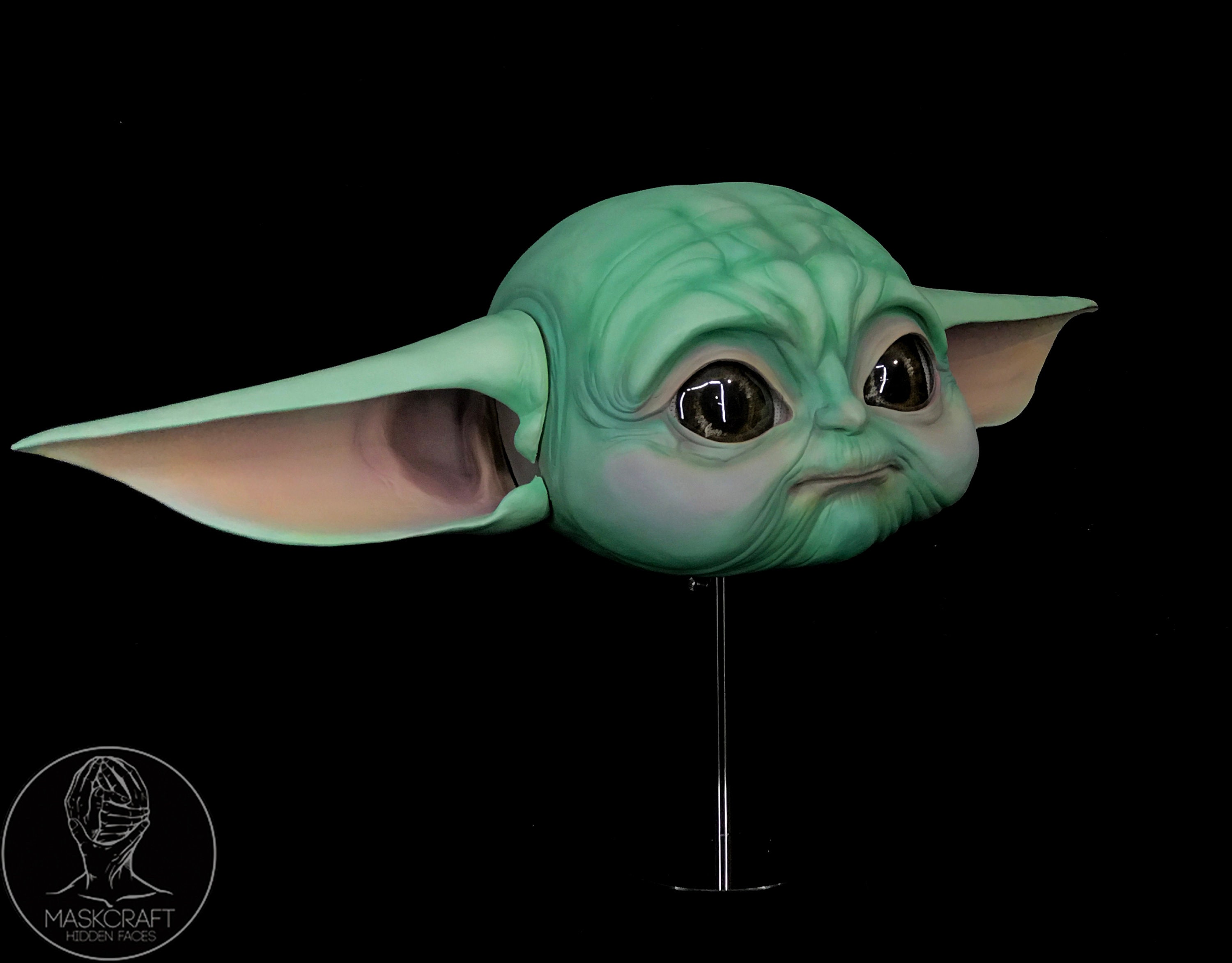 Grogu Baby Yoda Mask by Maskcraft size 6062 Etsy
