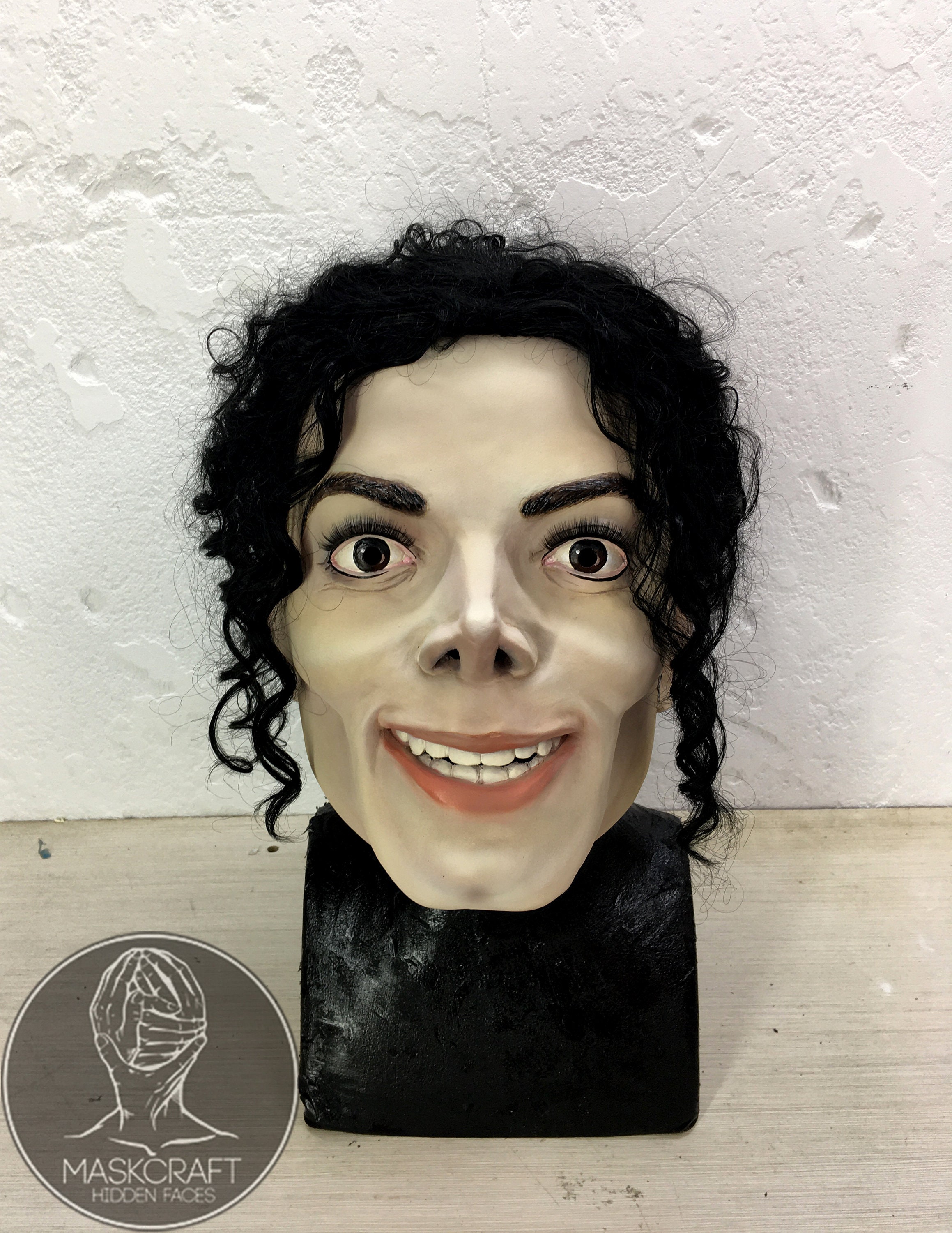 Michael Jackson mask by Maskcraft Etsy