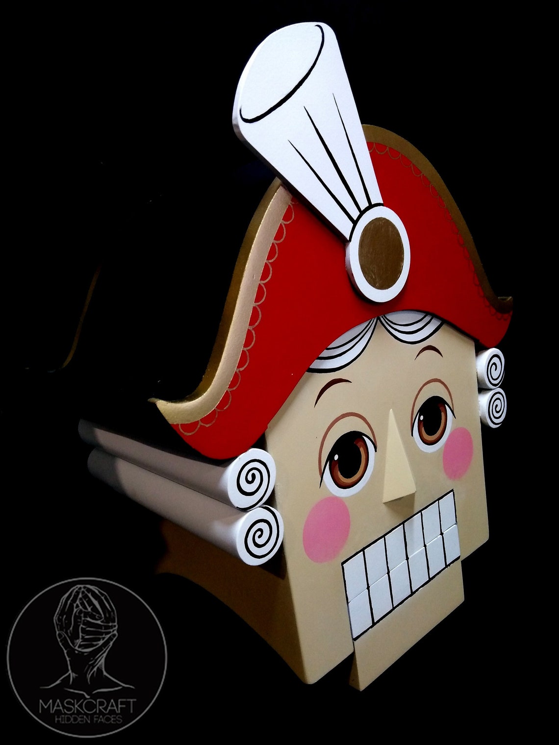 Nutcracker Mask With Opening Jaw by Maskcraft Etsy