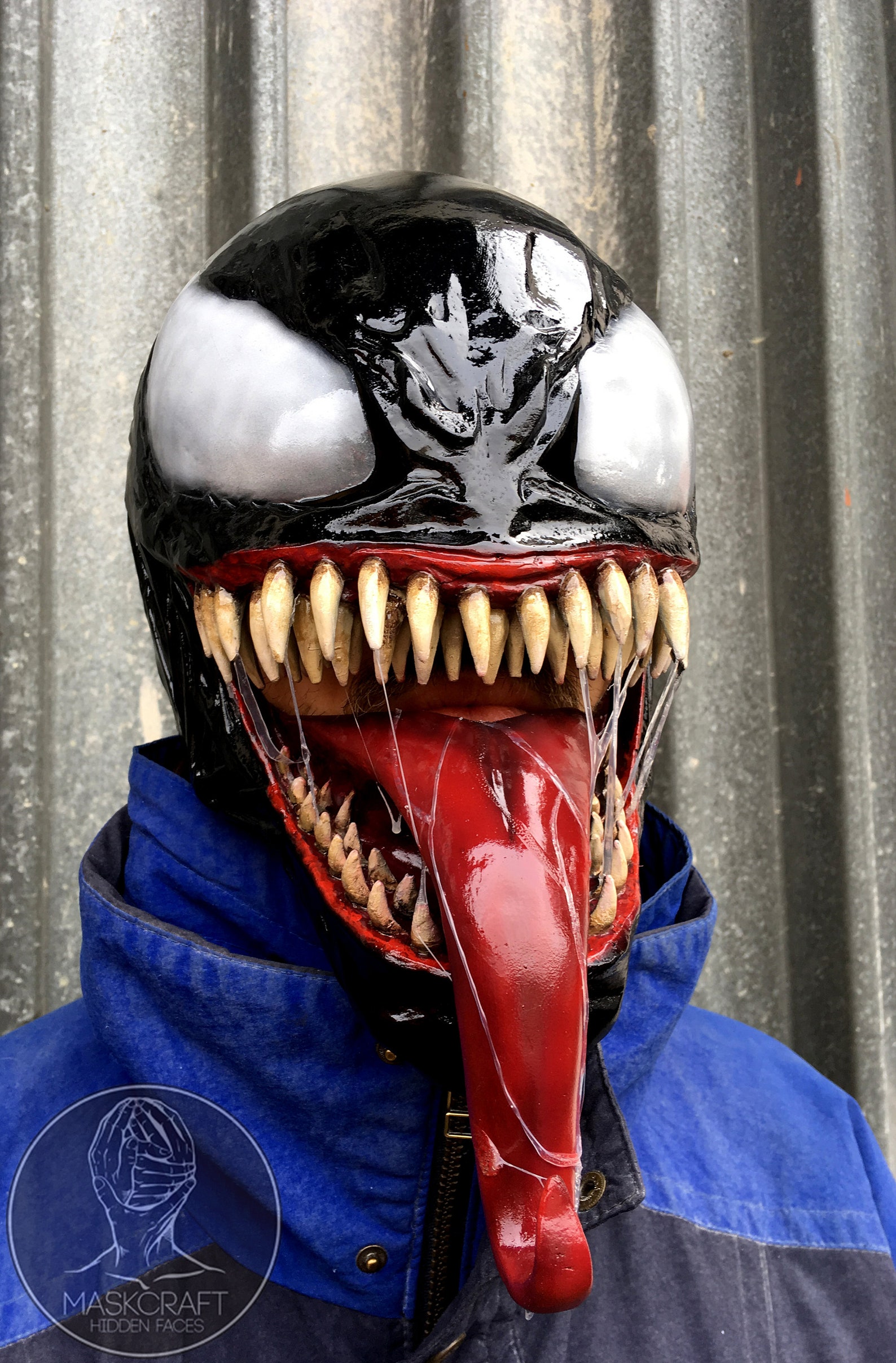 Venom mask by Maskcraft Etsy