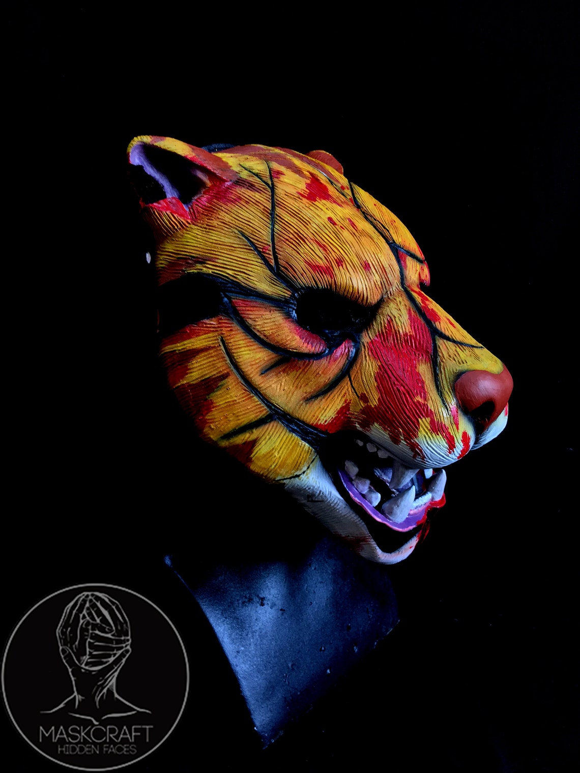 Tiger Mask Tony from Payday and Hotline Miami videogames Etsy