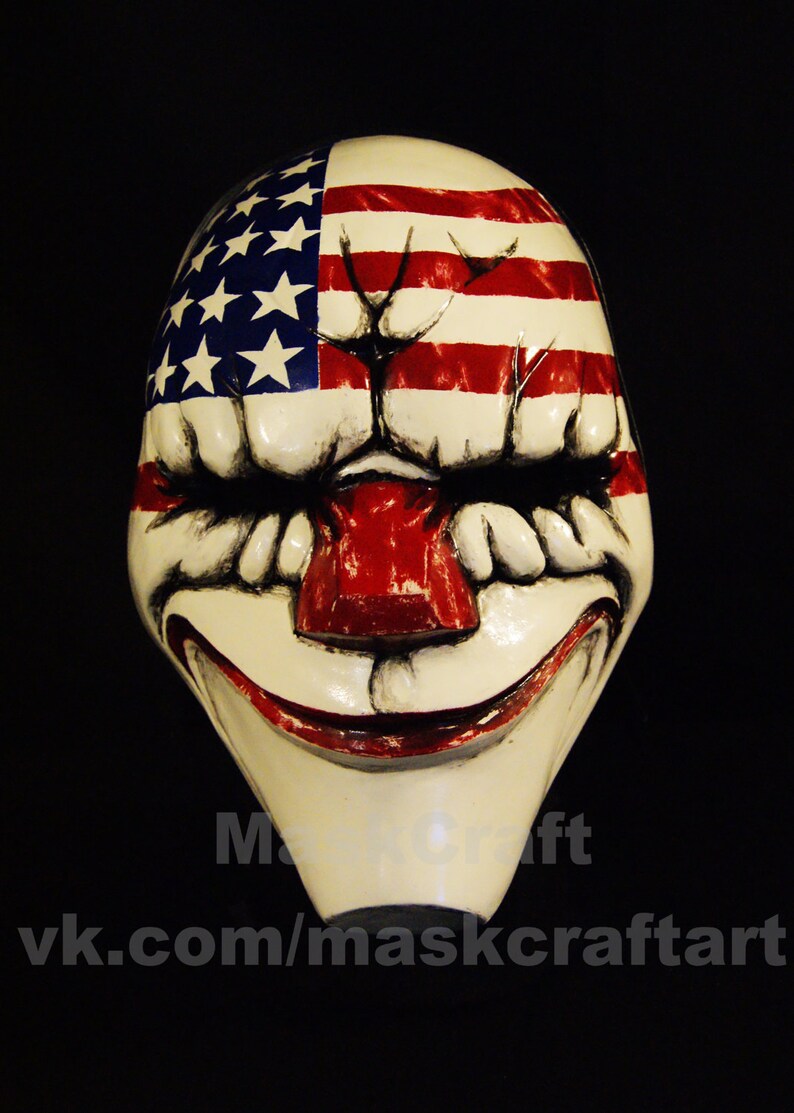 Dallas mask Payday by Maskcraft Etsy