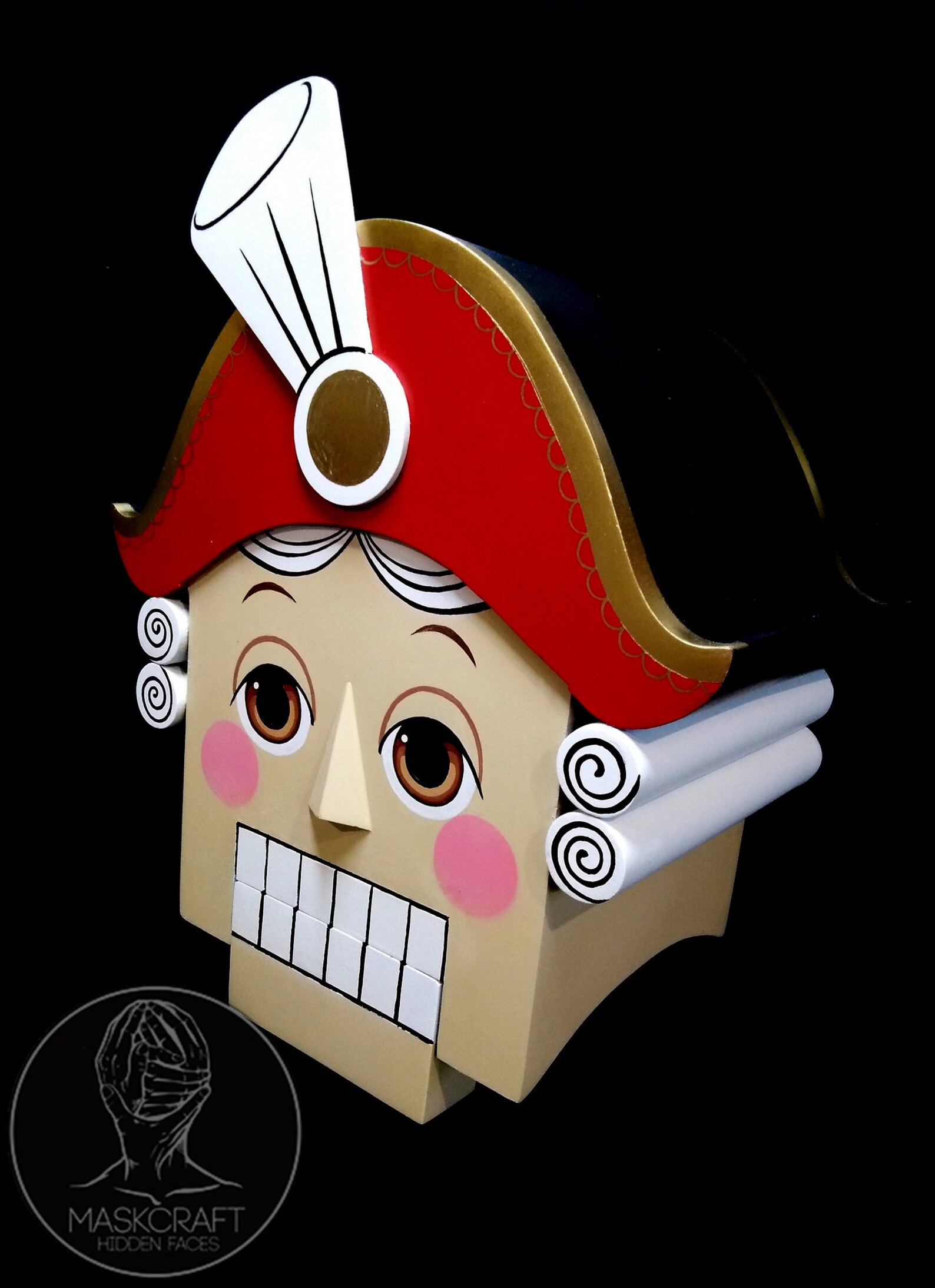 Nutcracker Mask With Opening Jaw by Maskcraft Etsy