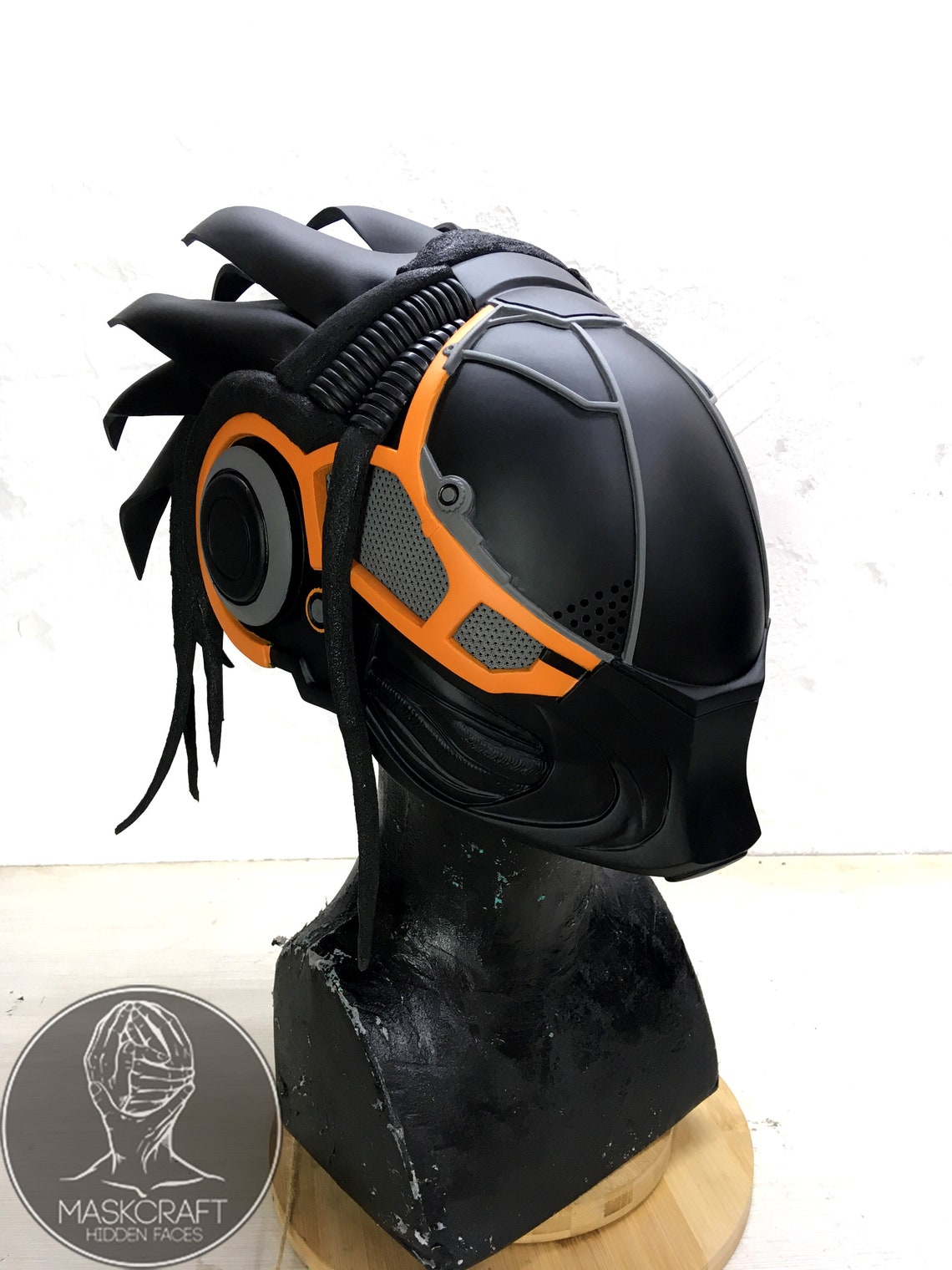 Cyberpunk helmet by Maskcraft Etsy