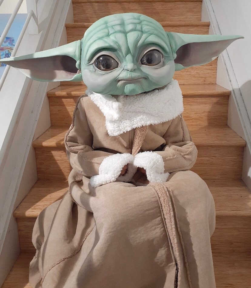 Grogu Baby Yoda Mask by Maskcraft size 6062 Etsy