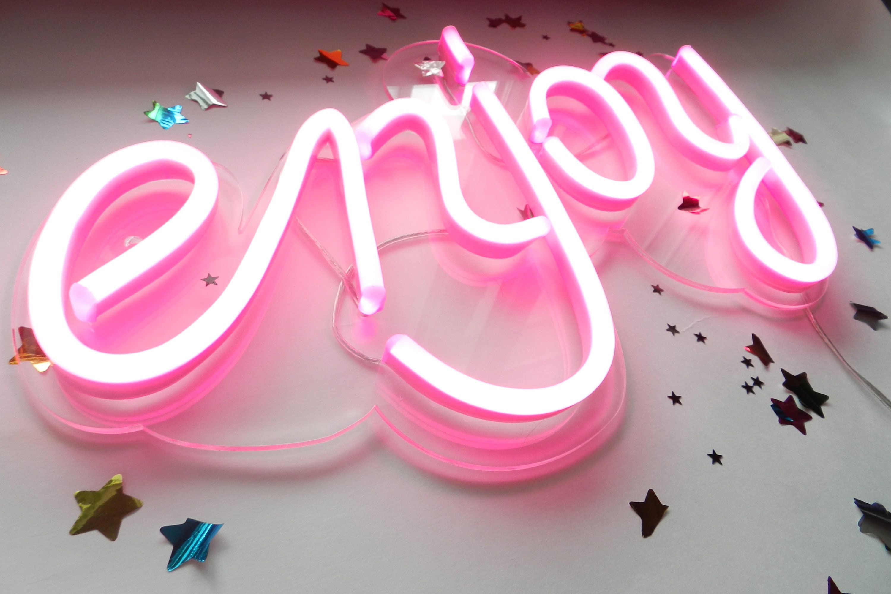 Enjoy custom LED Neon Sign neon lamp Etsy