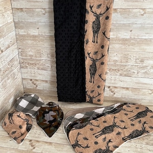 Geschenkpaket (Lil Buck), Baby-Geschenkkorb, Geschenkkorb mit dem Thema Jagd, personalisiertes Baby-Geschenkset