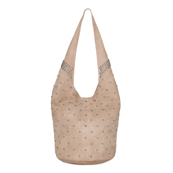 ショルダーバッグ・ポシェット Suede Studded Mini Bag Beige 楽天市場】ショルダーバッグ ショルダーポーチ レディース ミニ