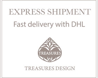 Express shipment with DHL - surcharge can be purchased upon checkout