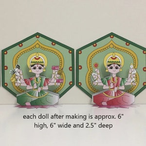 DIY Ashtalakshmi dolls/ DIY paper dolls/ Ashtalakshmi dolls/ golu dolls/ golu bommai/ DIY dolls/ Ashtalakshmi set/ navarathri dolls