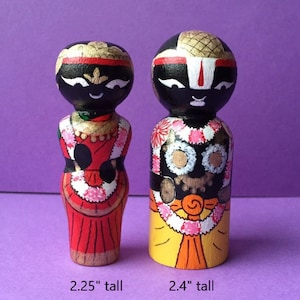 Perumal doll/ venkateswara doll/ perumal thayar/ golu dolls/ golu bommai/ wooden dolls/ Indian dolls/ Indian god/ hand painted dolls