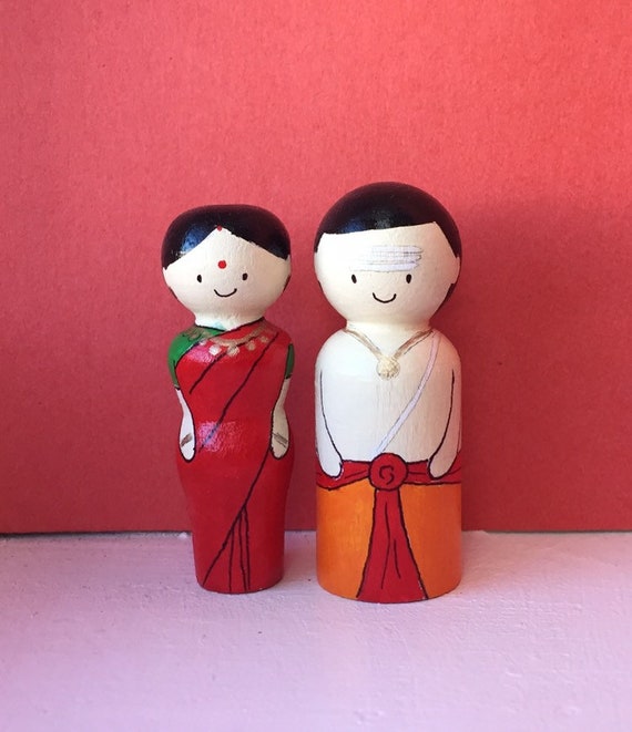 wooden indian dolls