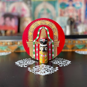 Perumal doll/ balaji doll/ bommai/ hand painted doll/ wooden doll/ navarathri/ gift/ golu doll/ Indian god