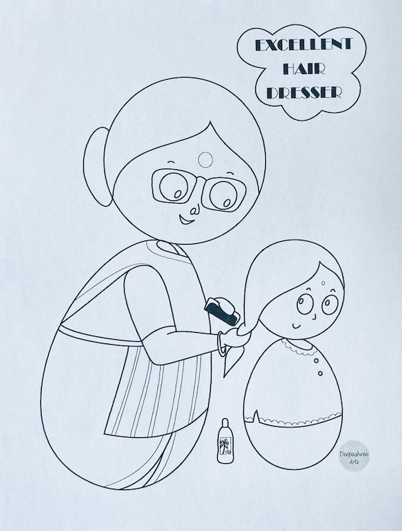 Coloring Pages/ Paati/ Grandma/ Granny/ Grandmother/ Indian - Etsy Coloring Pages/ Paati/ Grandma/ Granny/ Grandmother/ Indian - Etsy