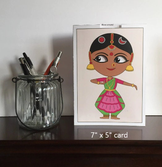 そろそろ残り少なく(u_u)【インド布絵】「BHARAT NATYAM」／送料込 そろそろ残り少なく(u_u)【インド布絵】「BHARAT NATYAM」／送料