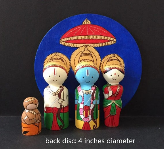 Golu bommai / golu dolls/ navarathri dolls/ Indian gods/ srirama/ ram seeta lakshman / gift