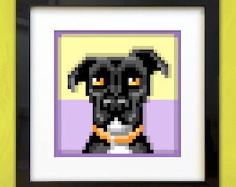 Pixel Pet Portrait