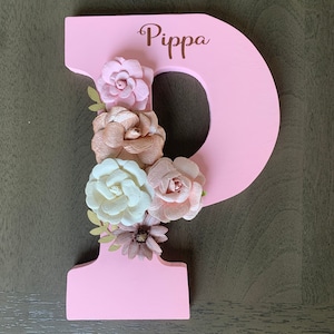 MÁS VENDIDO/Carta personalizada/Letra de madera/Inicial personalizada/Regalo para baby shower/Decoración de guardería/Decoración de pared/Regalos para mamá/Nombre del bebé