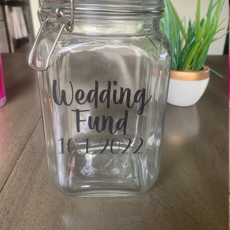 Wedding Fund Jar Etsy 
