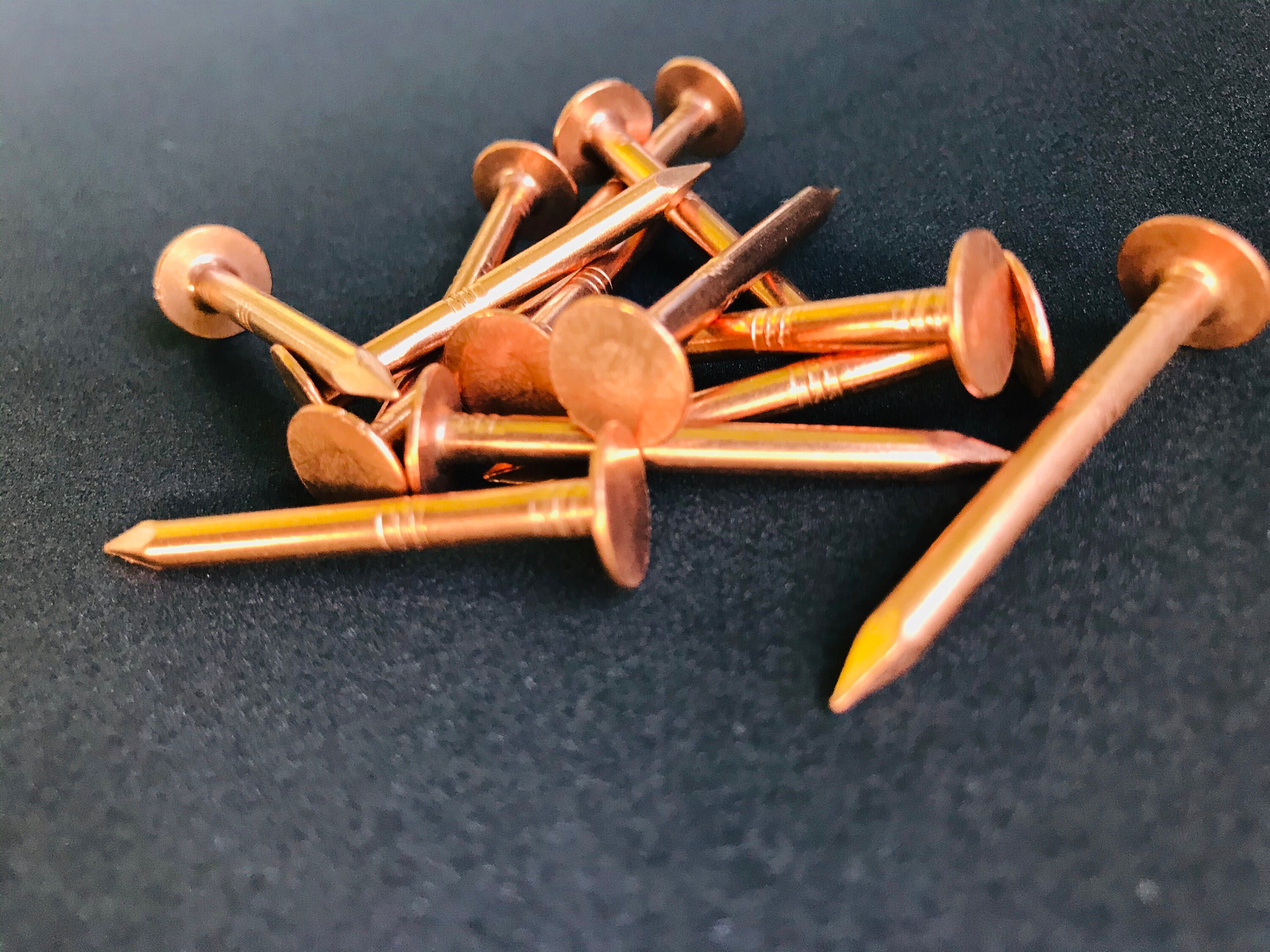 1 1/2 copper nails Pack of 15 or 25 copper nails Etsy
