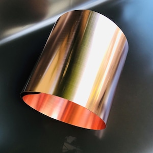 Copper flashing 11 3/4&quot; x 10&#39;, 16 oz-24 gauge, copper sheet metal, copper roll, multiple sizes available, copper, cobre