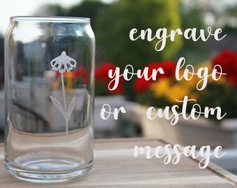Pickerel Whisky Glass Etched Personalized Gift Free Personalization