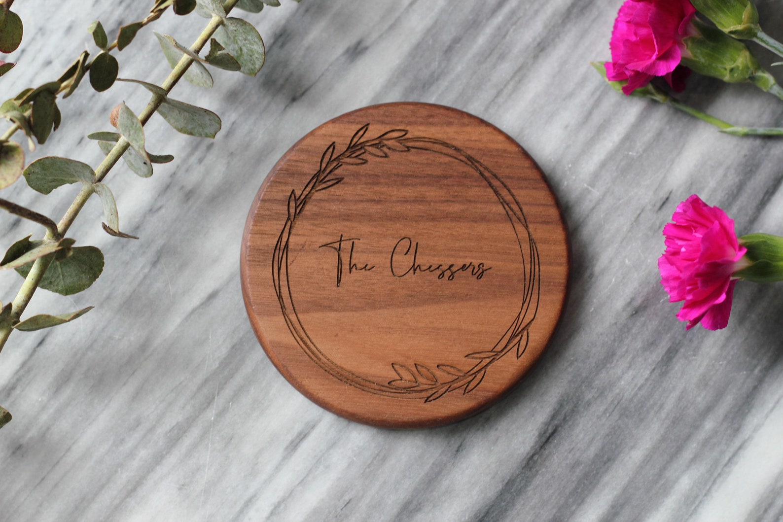 Personalized coasters / Engraved Coasters/ Custom wood Etsy