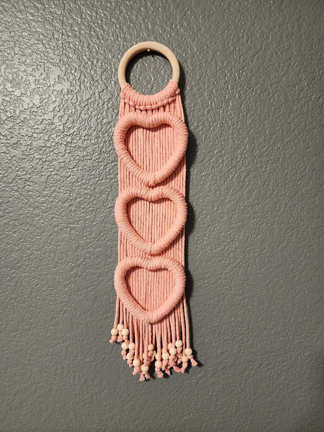 Narrow Macrame Cord Wall Art Etsy