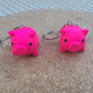 Pig keychain