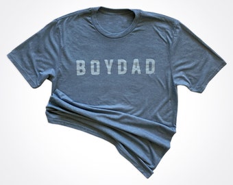 BoyDad® Flint Blue Tee, Boy Dad, Boy Dad Gift, Boydad, Dad of Boy, dad of boys shirt, Gift for Dad, Dad Shirt, Holiday Shirt, Gift