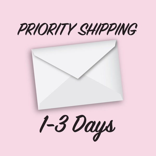 UPS Upgrade! Priority Shipping 1-3 Days!