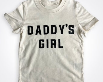 Daddy's Girl Natural Shirt, 6M-XL Youth, Matching Daddy's Girl & Girldad Shirt, Girl Dad, Girldad, Dad of Girl, Gift for Dad, Dad Girl Shirt