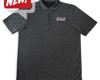 GirlDad® Polo with Embroidered Logo, Girl Dad Gift, Girldad, Dad of Girls, dad of girl, Gift for Dad, Dad Shirt, Dad Polo, Golf Shirt