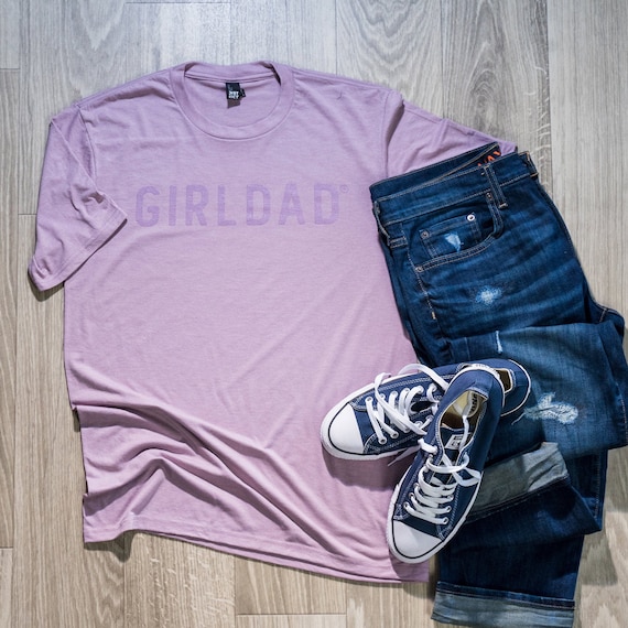 Girldad® Shirt in Lavender, Girl Dad, Girl Dad Gift, Girldad, Dad