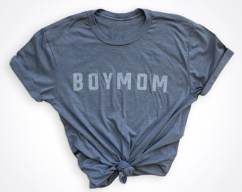 Boymom® Flint Blue Crew Shirt, Boy Mom Gift, Boymom, Mom of Boy, mom of boys shirt, Gift for mom, mom Shirt, Boy Mama