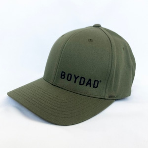 Boydad® Embroidered Flexfit Hat, Flexfit Cap Military/Black Trucker Hat, Boy Dad, Boy Dad Gift, Dad of Boy, Gift Dad