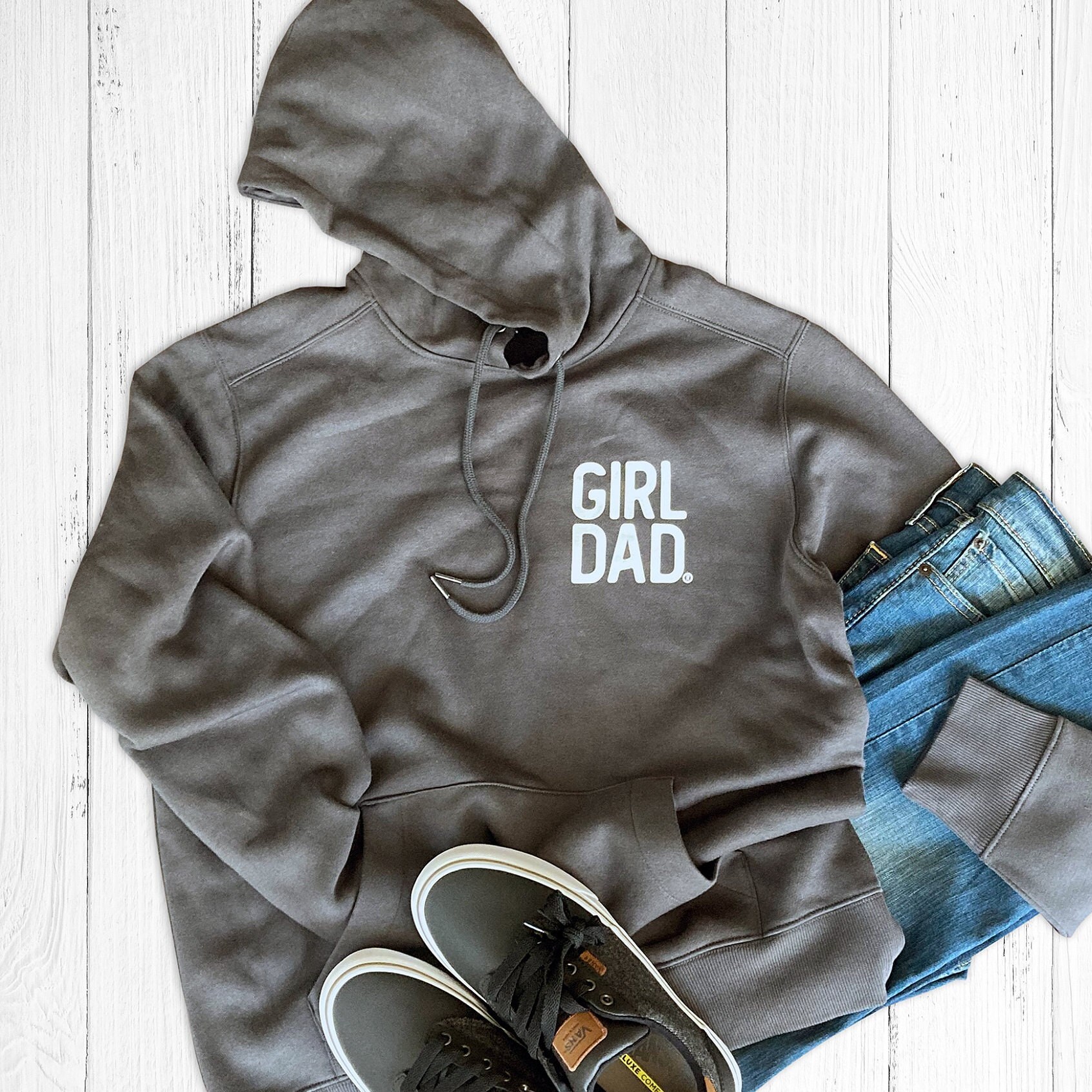 Girldad Hoodie Charcoal Girl Dad Hoodie Girl Dad Gift Girldad Dad of Girls dad of girl Gift for Dad Dad Shirt Sweatshirt Sweater