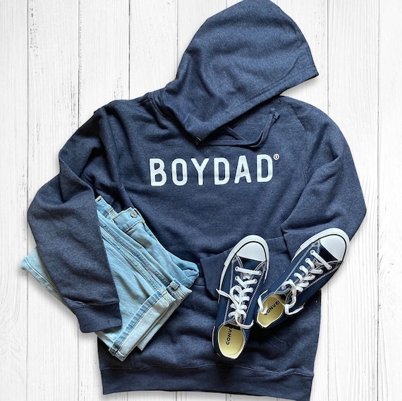 Boydad Hoodie Navy Heather Boy Dad Hoodie Boy Dad Gift Boydad Dad of Boys Dad of Boy Gift for Dad Dad Shirt Sweatshirt Etsy
