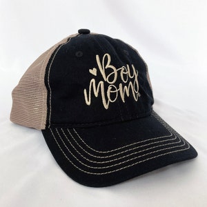 Boymom® Love Super Soft Mesh Back Cap, Boy Mom Gift, Boy Mom, Mom of Boy, mom of boys shirt, Gift for mom, mom Shirt, Boy Mama, All boys