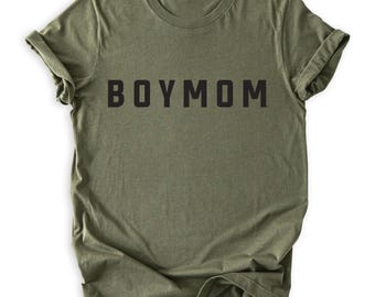 Boymom® Military Green Modern Shirt, Boy Mom Gift, Boymom, Mom of Boy, mom of boys shirt, Gift for mom, mom Shirt, Boy Mama, All boy, boys