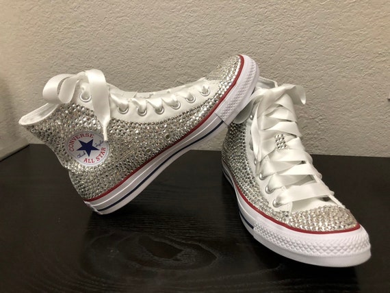 converse sparkle shoes