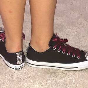 Custom Crystal Converse Sparkle / Bling / Rhinestone Shoes image 4